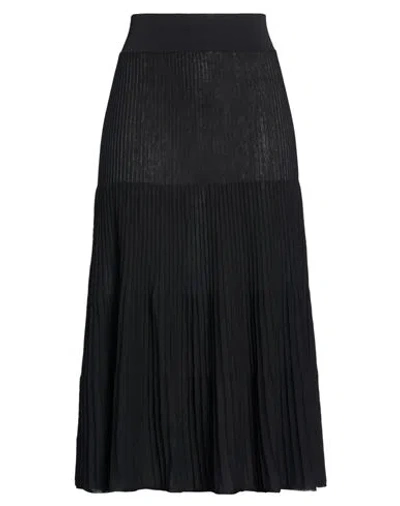 Daniele Fiesoli Collezione N_01 Woman Midi Skirt Black Size L Cotton