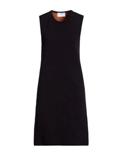 Daniele Fiesoli Collezione N_01 Woman Mini Dress Black Size S Merino Wool, Polyamide, Elastane