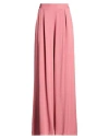 Daniele Fiesoli Collezione N_01 Woman Pants Coral Size Xs Viscose, Linen In Pink