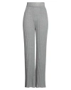 Daniele Fiesoli Collezione N_01 Woman Pants Grey Size L Nylon, Alpaca Wool, Merino Wool