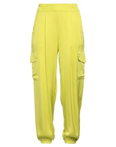 Daniele Fiesoli Woman Pants Acid Green Size L Viscose