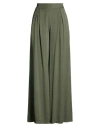 Daniele Fiesoli Collezione N_01 Woman Pants Military Green Size M Viscose, Linen