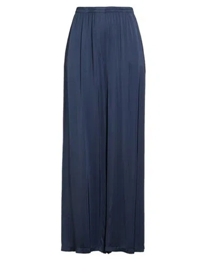 Daniele Fiesoli Collezione N_01 Woman Pants Navy Size L Viscose In Blue
