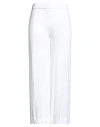 Daniele Fiesoli Collezione N_01 Woman Pants White Size M Linen, Cotton In White