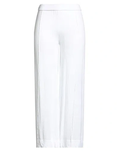 Daniele Fiesoli Collezione N_01 Woman Pants White Size M Linen, Cotton
