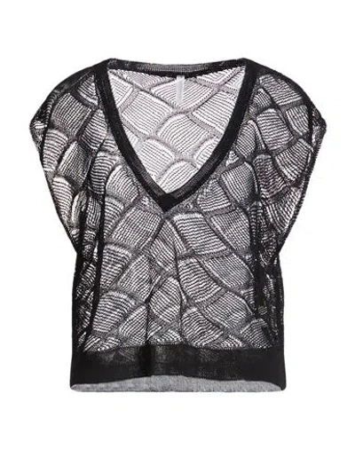 Daniele Fiesoli Collezione N_01 Woman Sweater Black Size S Organic Cotton, Polyamide