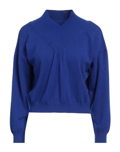 Daniele Fiesoli Collezione N_01 Woman Sweater Bright Blue Size S Cashmere