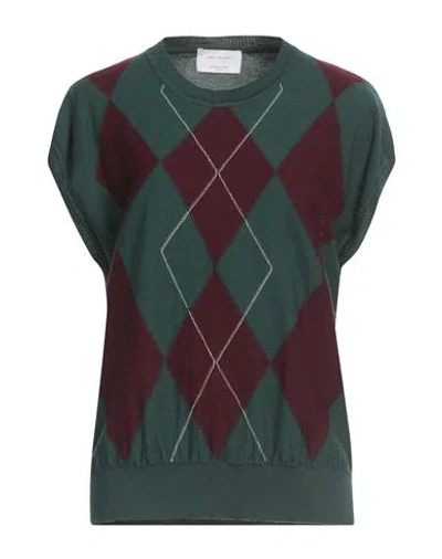 Daniele Fiesoli Collezione N_01 Woman Sweater Dark Green Size S Merino Wool