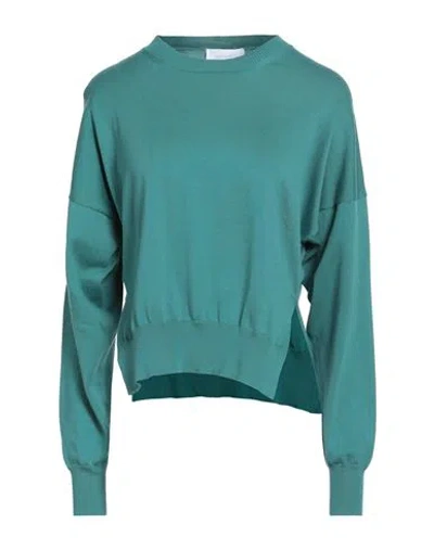 Daniele Fiesoli Collezione N_01 Woman Sweater Deep Teal Size L Cotton In Green
