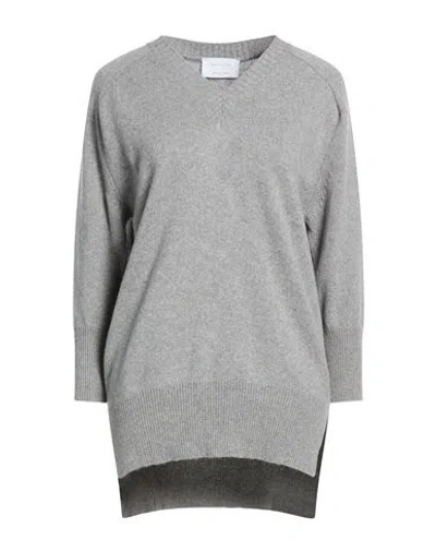 Daniele Fiesoli Woman Sweater Light Grey Size L Cashmere In Gray