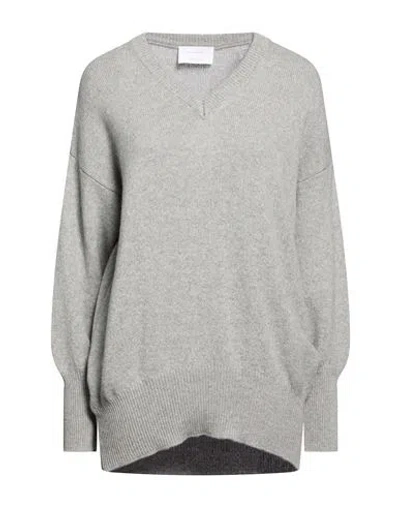 Daniele Fiesoli Collezione N_01 Woman Sweater Grey Size M Cashmere In Gray