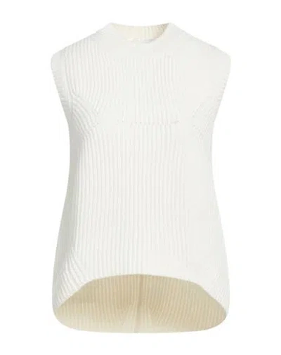 Daniele Fiesoli Collezione N_01 Woman Sweater Ivory Size L Merino Wool, Cashmere In White