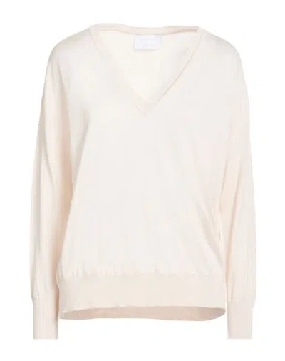 Daniele Fiesoli Collezione N_01 Woman Sweater Ivory Size L Merino Wool, Silk In White