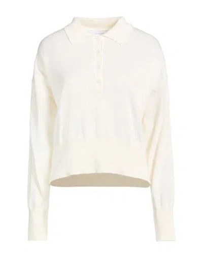 Daniele Fiesoli Collezione N_01 Woman Sweater Ivory Size L Merino Wool In White