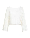 Daniele Fiesoli Collezione N_01 Woman Sweater Ivory Size L Organic Cotton, Polyamide In White