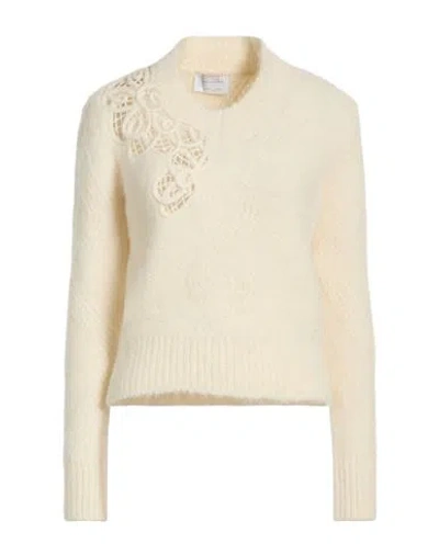 Daniele Fiesoli Collezione N_01 Woman Sweater Ivory Size S Baby Alpaca Wool, Polyamide, Elastane In Neutral