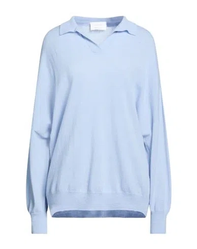 Daniele Fiesoli Collezione N_01 Woman Sweater Light Blue Size L Merino Wool, Cashmere