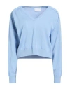 Daniele Fiesoli Collezione N_01 Woman Sweater Light Blue Size S Cotton In Blue