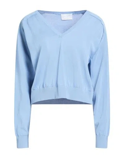 Daniele Fiesoli Collezione N_01 Woman Sweater Light Blue Size S Cotton