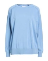 Daniele Fiesoli Collezione N_01 Woman Sweater Light Blue Size S Cotton In Blue