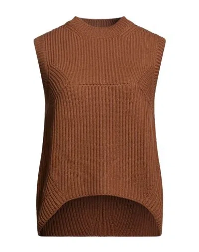 Daniele Fiesoli Collezione N_01 Woman Sweater Light Brown Size M Merino Wool, Cashmere