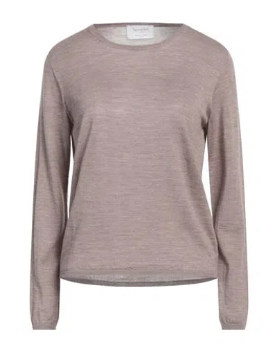 Daniele Fiesoli Collezione N_01 Woman Sweater Light Brown Size S Merino Wool, Silk