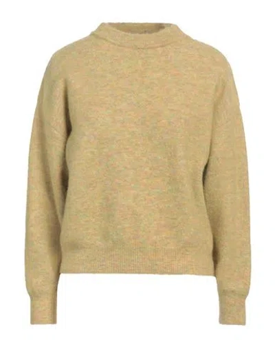 Daniele Fiesoli Collezione N_01 Woman Sweater Light Green Size S Alpaca Wool, Merino Wool, Polyamide In Brown