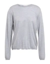 Daniele Fiesoli Collezione N_01 Woman Sweater Light Grey Size L Merino Wool, Silk