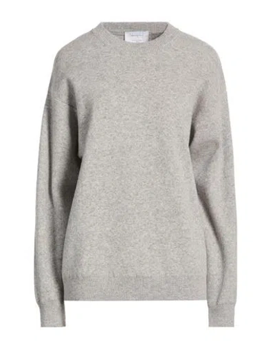 Daniele Fiesoli Collezione N_01 Woman Sweater Light Grey Size M Merino Wool, Cashmere In Gray