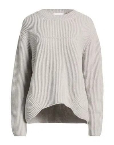Daniele Fiesoli Collezione N_01 Woman Sweater Light Grey Size M Merino Wool, Cashmere In Gray