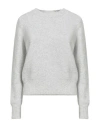 Daniele Fiesoli Collezione N_01 Woman Sweater Light Grey Size S Merino Wool In Gray