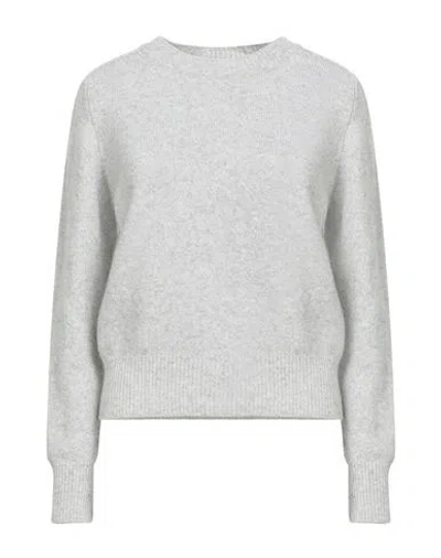 Daniele Fiesoli Collezione N_01 Woman Sweater Light Grey Size S Merino Wool In Gray