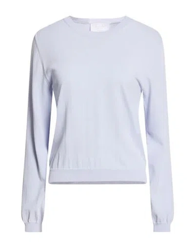 Daniele Fiesoli Collezione N_01 Woman Sweater Lilac Size L Viscose, Polyamide In Blue
