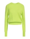 Daniele Fiesoli Collezione N_01 Woman Sweater Lime Green Size M Merino Wool