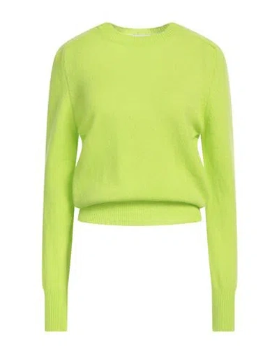 Daniele Fiesoli Collezione N_01 Woman Sweater Lime Green Size M Merino Wool