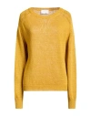Daniele Fiesoli Collezione N_01 Woman Sweater Marigold Size S Linen In Yellow