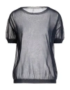 Daniele Fiesoli Collezione N_01 Woman Sweater Midnight Blue Size L Viscose, Polyamide In Blue