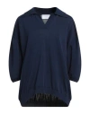 Daniele Fiesoli Collezione N_01 Woman Sweater Navy Size M Cotton In Blue