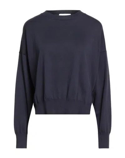 Daniele Fiesoli Collezione N_01 Woman Sweater Navy Size M Cotton In Blue