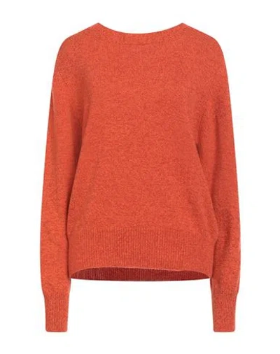 Daniele Fiesoli Collezione N_01 Woman Sweater Orange Size L Merino Wool