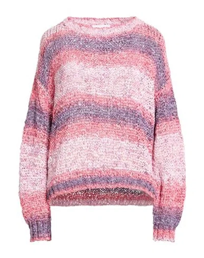 Daniele Fiesoli Collezione N_01 Woman Sweater Pink Size L Polyester, Polyamide