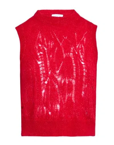 Daniele Fiesoli Collezione N_01 Woman Sweater Red Size S Baby Alpaca Wool, Polyamide, Merino Wool