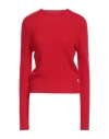 Daniele Fiesoli Collezione N_01 Woman Sweater Red Size S Merino Wool