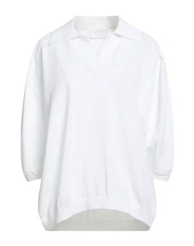 Daniele Fiesoli Collezione N_01 Woman Sweater White Size M Cotton