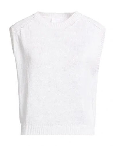 Daniele Fiesoli Collezione N_01 Woman Sweater White Size Xs Linen