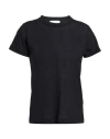 Daniele Fiesoli Collezione N_01 Woman T-shirt Black Size L Cotton, Wool In Black