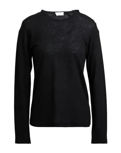 Daniele Fiesoli Collezione N_01 Woman T-shirt Black Size L Cotton, Wool