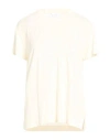 Daniele Fiesoli Collezione N_01 Woman T-shirt Ivory Size L Linen, Elastane In White