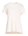 Daniele Fiesoli Collezione N_01 Woman T-shirt Light Pink Size M Linen, Elastane In Pink