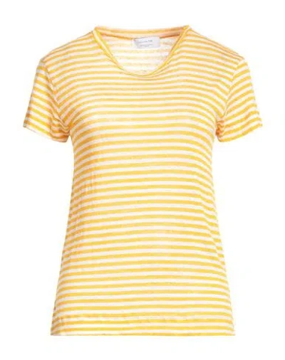 Daniele Fiesoli Collezione N_01 Woman T-shirt Marigold Size M Linen In Multi